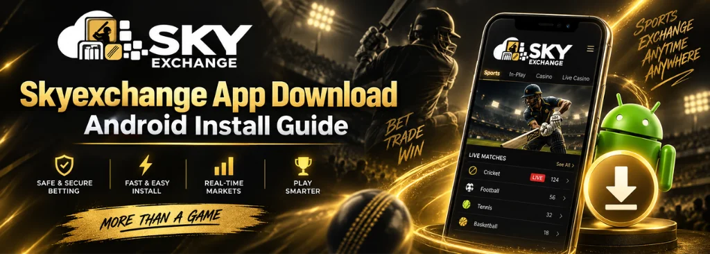 Skyexchange App Download Banner
