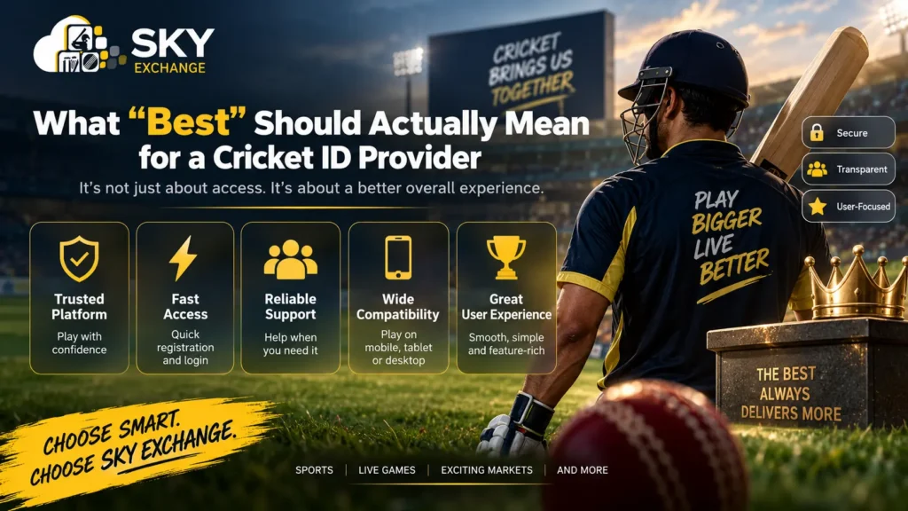 What “Best” Should Mean for a Cricket ID Provider